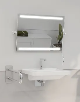 Badspiegel DUET ST Med LED 