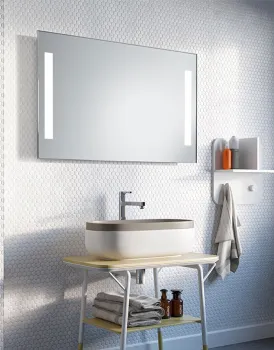 Badspiegel DUOLINE LED 70x104,5 cm