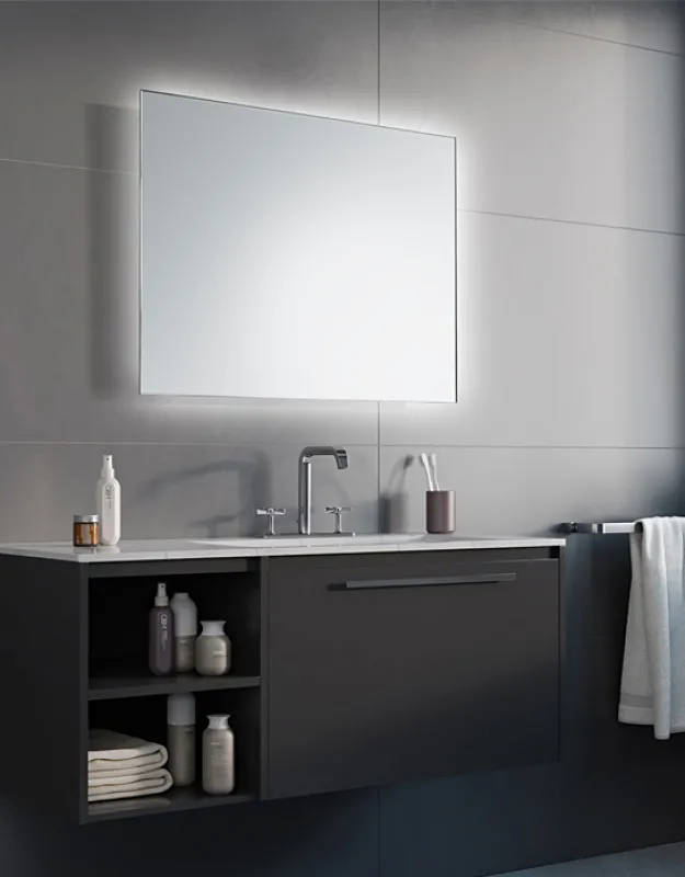 Badspiegel SHINE LED 80x60 cm