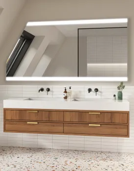 Dachboden Spiegel  LED PANAM