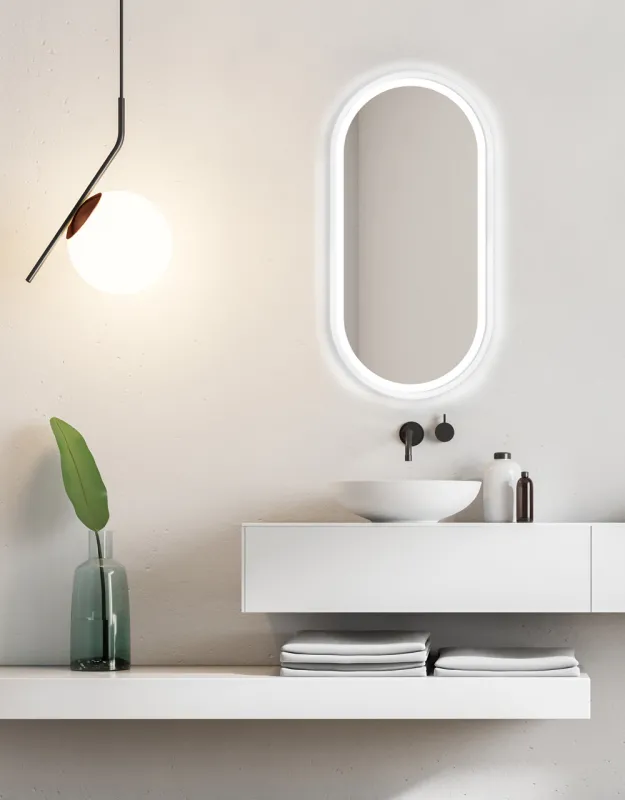 Spiegel Koria LED Weiß 60x150 cm