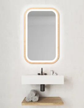 Spiegel Mira LED Natural
